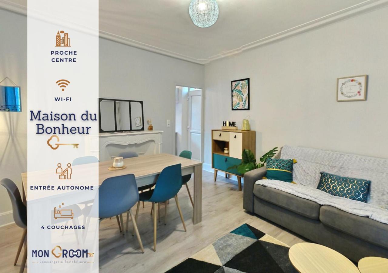 La Maison Du Bonheur - Maison De Ville Au Calme Et Proche Du Centre Et Commerces - Mon Groom Troyes Dış mekan fotoğraf